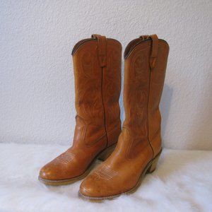 Wolverine Tan Heeled Boots